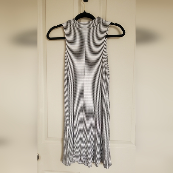 Soprana Black & White Striped Dress - Picture 2 of 4